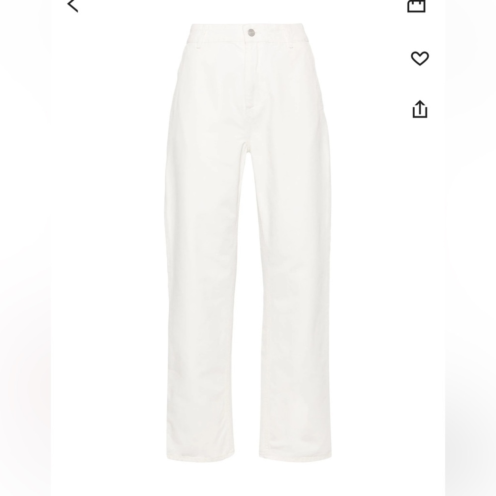 Carhartt Women's Straight Leg White Jeans